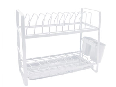 Secaplatos Blanco 2 pisos Chico