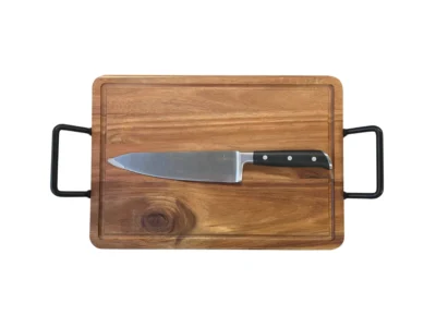 Set x 2 Tabla de carne c/cuchillo Chef 7" Profesional