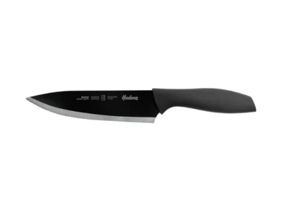 Cuchillo Cheff 7" Basic Acero c/antiadherente Negro