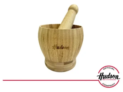 Mortero de Bambú 11 x 11 cm